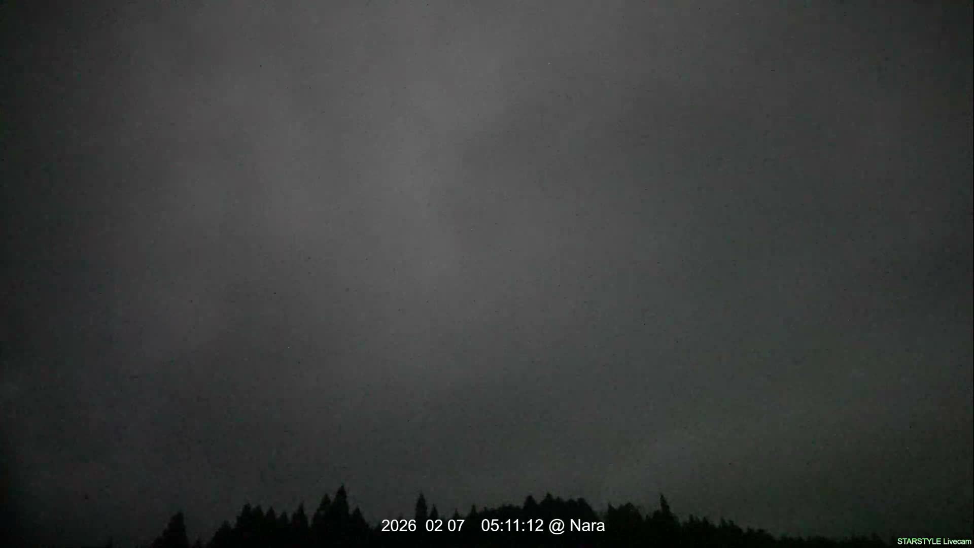 Uda Sky, Star, Meteor Observation toward Southeast ( 宇田の空、星、流星観測（南東方向） ) Live Cam - Muroushimotaguchi, Uda Shi, Nara, Kansai, Honshu, Japan
