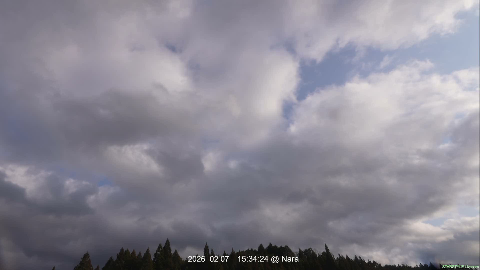 Uda Sky, Star, Meteor Observation toward Southeast ( 宇田の空、星、流星観測（南東方向） ) Live Cam - Muroushimotaguchi, Uda Shi, Nara, Kansai, Honshu, Japan