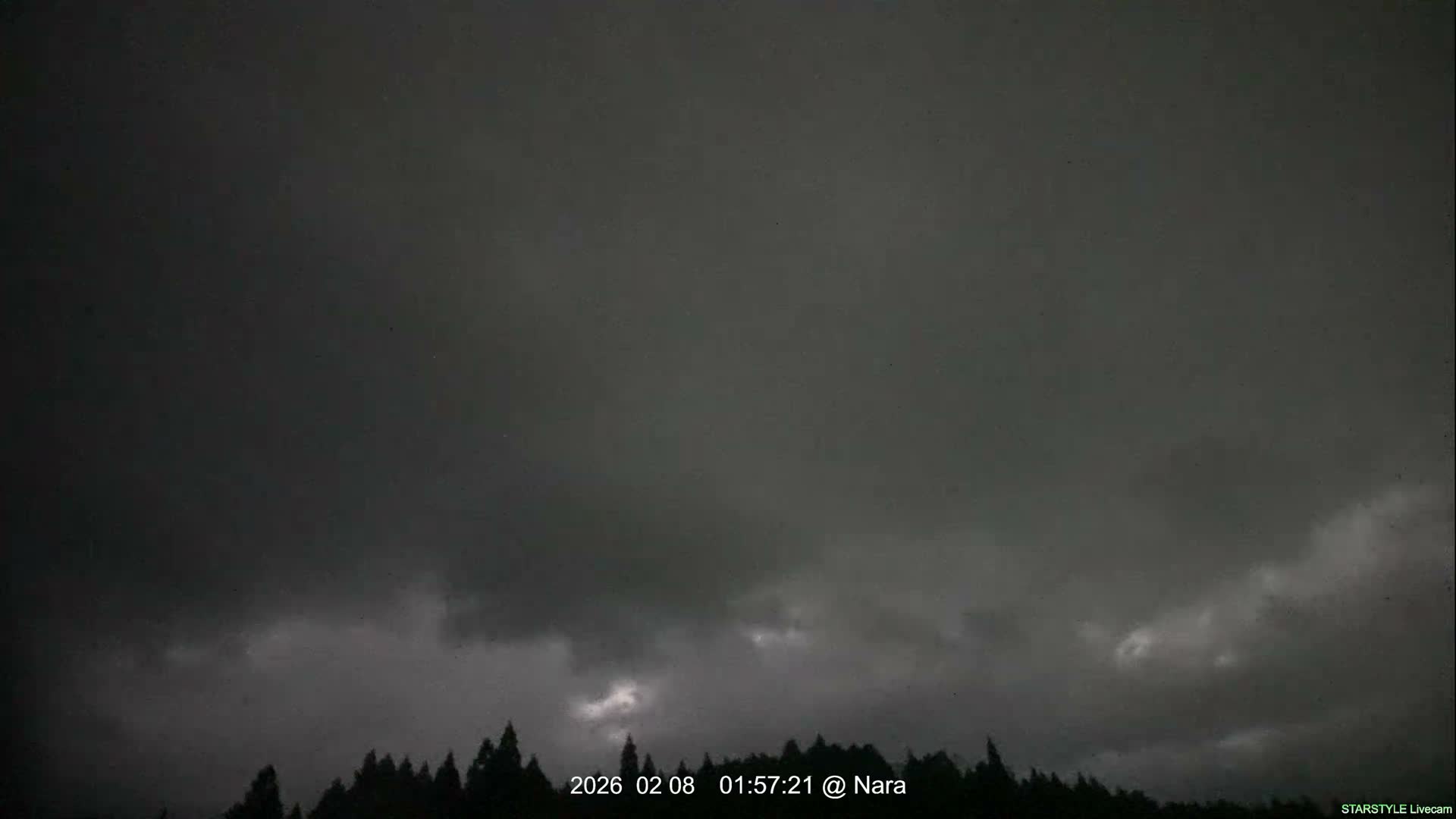 Uda Sky, Star, Meteor Observation toward Southeast ( 宇田の空、星、流星観測（南東方向） ) Live Cam - Muroushimotaguchi, Uda Shi, Nara, Kansai, Honshu, Japan