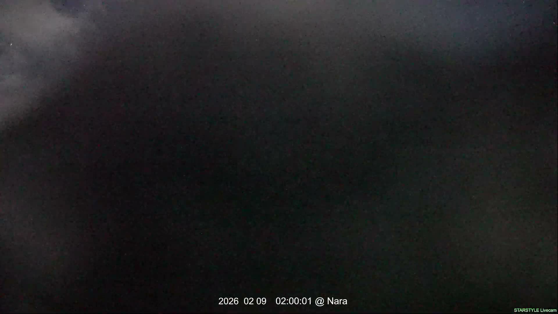 Uda Sky, Star, Meteor Observation toward Southeast ( 宇田の空、星、流星観測（南東方向） ) Live Cam - Muroushimotaguchi, Uda Shi, Nara, Kansai, Honshu, Japan