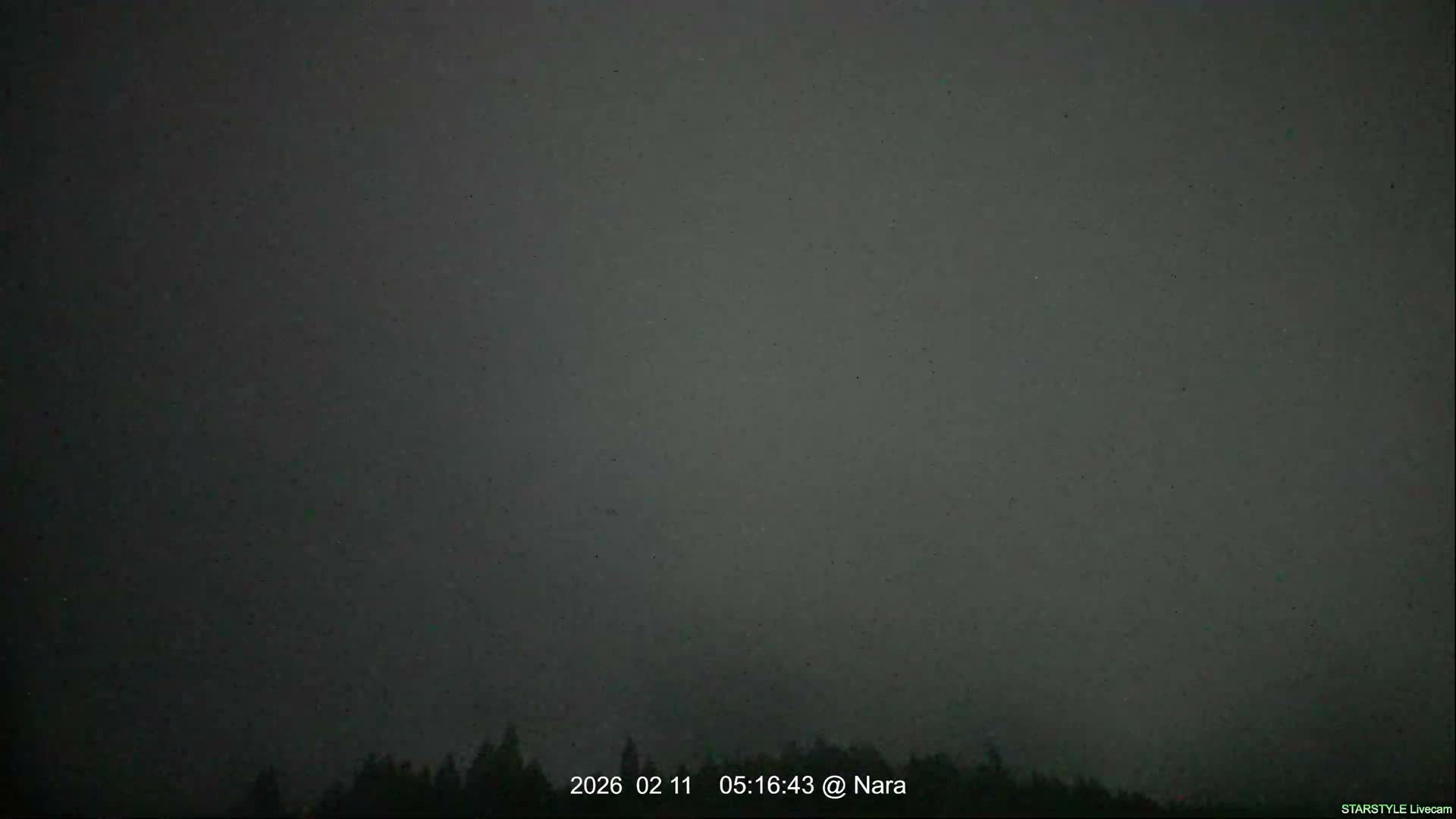 Uda Sky, Star, Meteor Observation toward Southeast ( 宇田の空、星、流星観測（南東方向） ) Live Cam - Muroushimotaguchi, Uda Shi, Nara, Kansai, Honshu, Japan