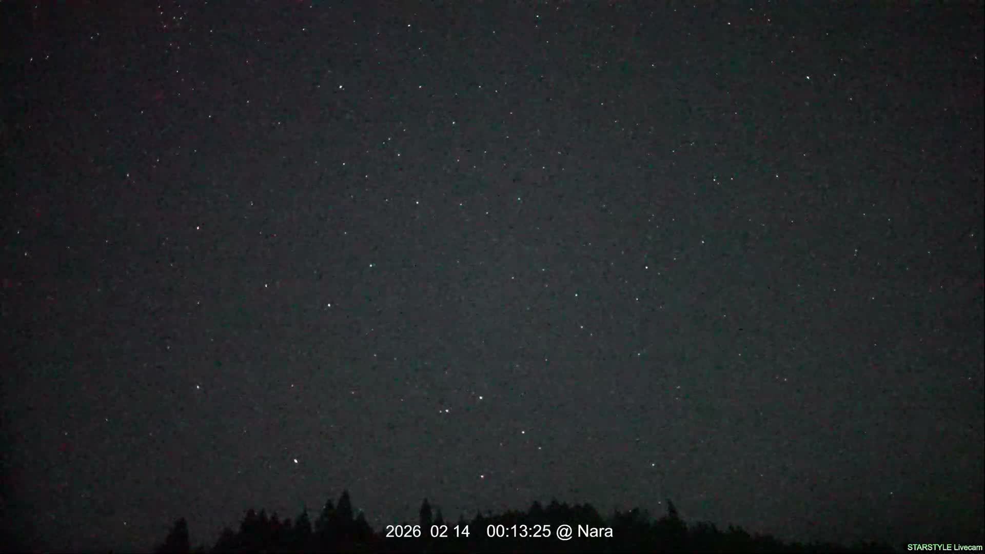 Uda Sky, Star, Meteor Observation toward Southeast ( 宇田の空、星、流星観測（南東方向） ) Live Cam - Muroushimotaguchi, Uda Shi, Nara, Kansai, Honshu, Japan