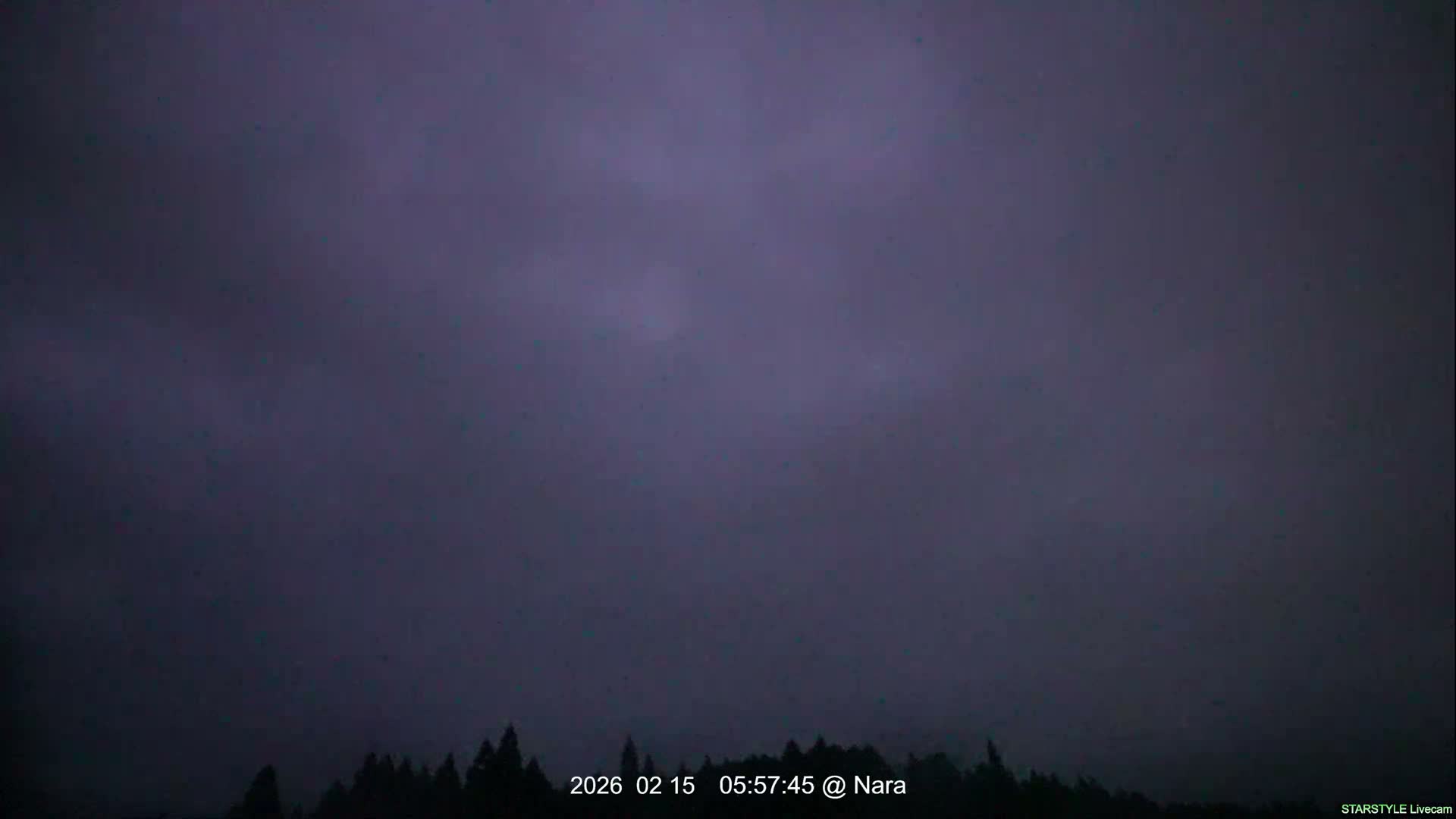 Uda Sky, Star, Meteor Observation toward Southeast ( 宇田の空、星、流星観測（南東方向） ) Live Cam - Muroushimotaguchi, Uda Shi, Nara, Kansai, Honshu, Japan