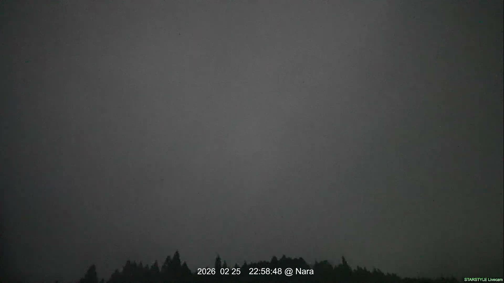Uda Sky, Star, Meteor Observation toward Southeast ( 宇田の空、星、流星観測（南東方向） ) Live Cam - Muroushimotaguchi, Uda Shi, Nara, Kansai, Honshu, Japan