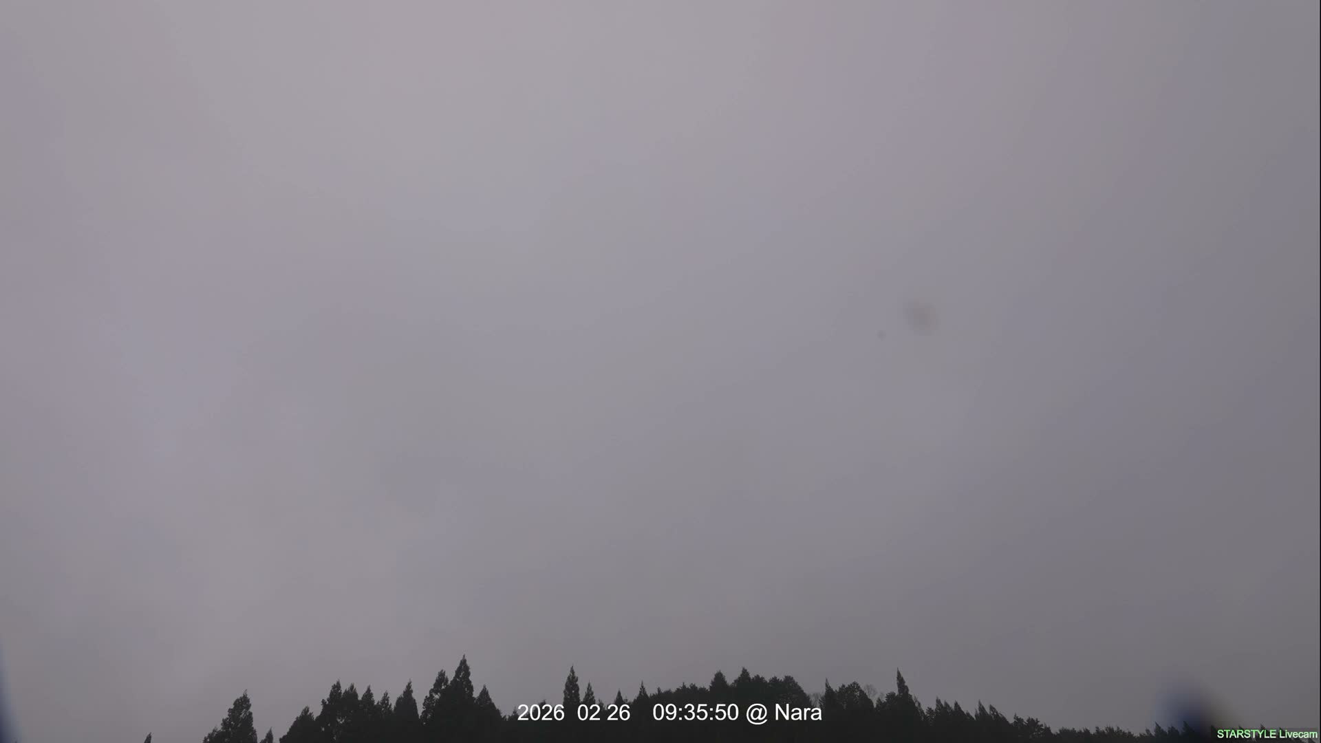 Uda Sky, Star, Meteor Observation toward Southeast ( 宇田の空、星、流星観測（南東方向） ) Live Cam - Muroushimotaguchi, Uda Shi, Nara, Kansai, Honshu, Japan