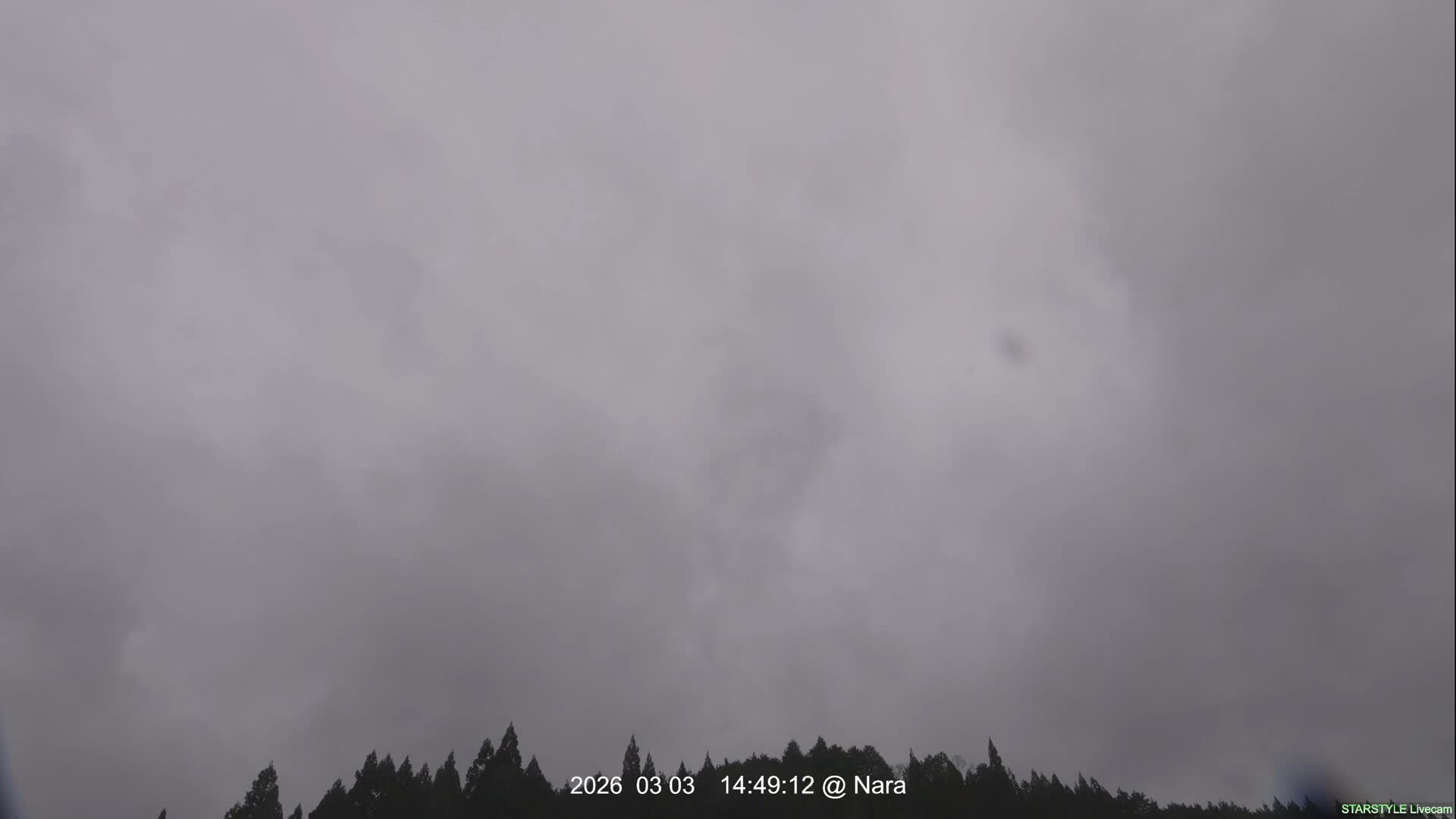 Uda Sky, Star, Meteor Observation toward Southeast ( 宇田の空、星、流星観測（南東方向） ) Live Cam - Muroushimotaguchi, Uda Shi, Nara, Kansai, Honshu, Japan