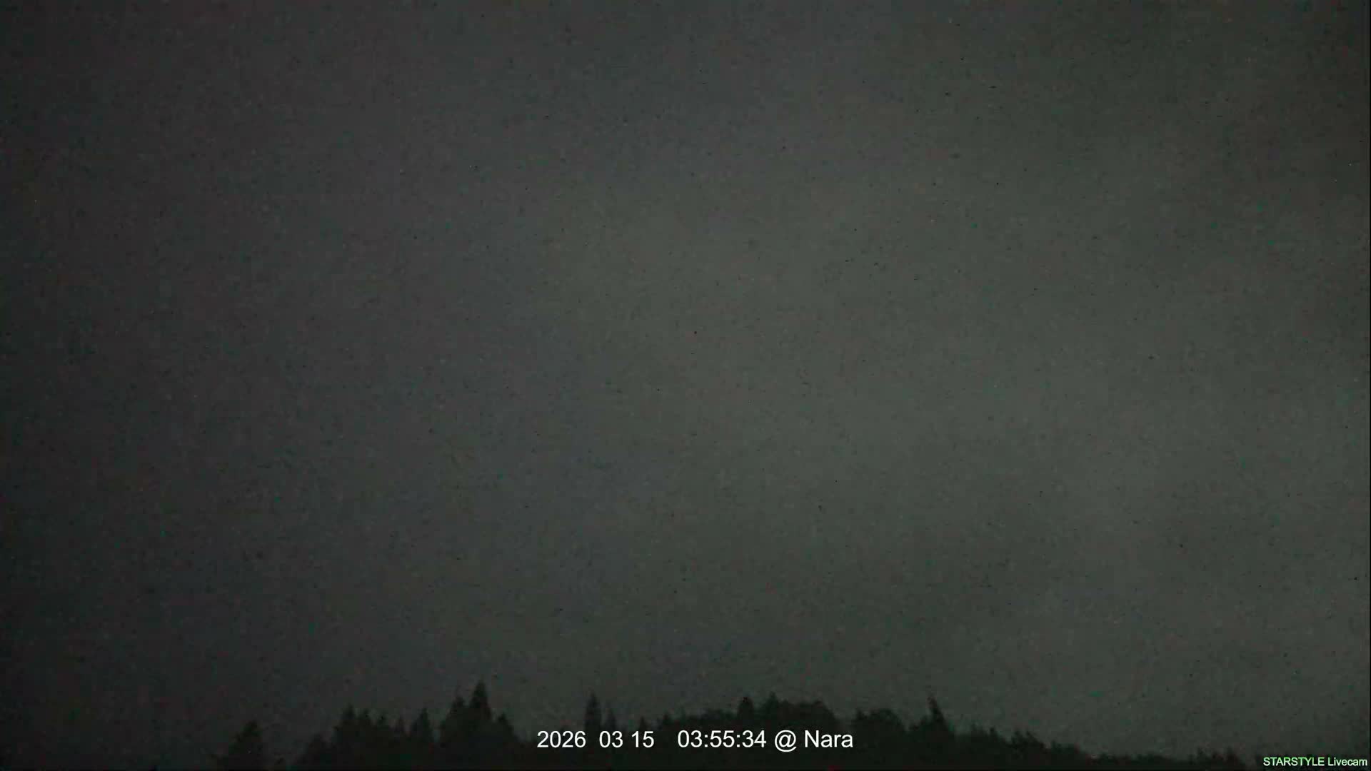 Uda Sky, Star, Meteor Observation toward Southeast ( 宇田の空、星、流星観測（南東方向） ) Live Cam - Muroushimotaguchi, Uda Shi, Nara, Kansai, Honshu, Japan