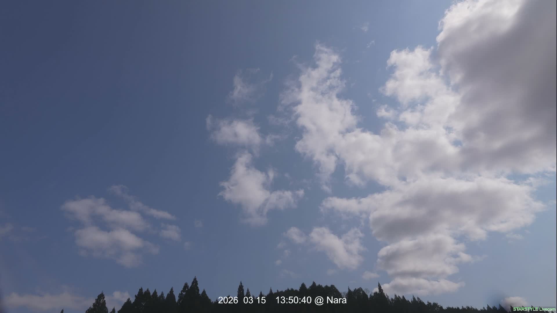 Uda Sky, Star, Meteor Observation toward Southeast ( 宇田の空、星、流星観測（南東方向） ) Live Cam - Muroushimotaguchi, Uda Shi, Nara, Kansai, Honshu, Japan
