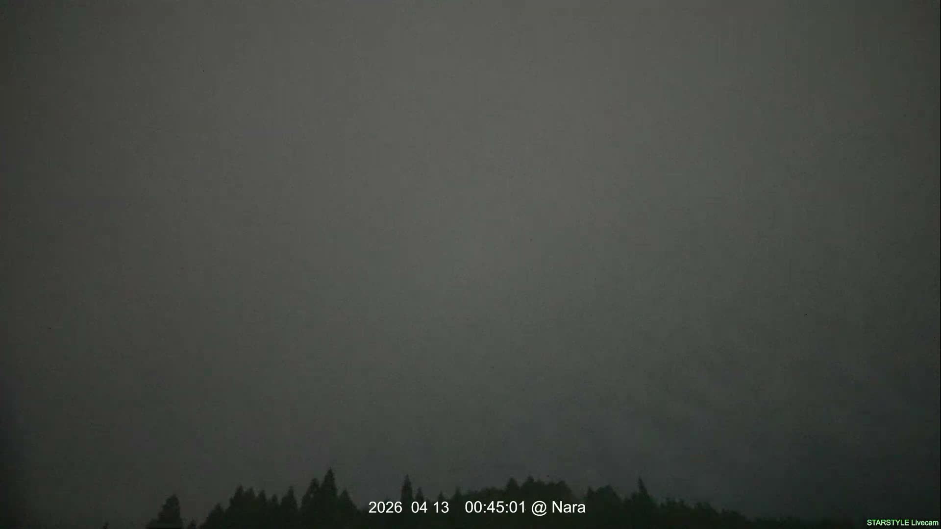 Uda Sky, Star, Meteor Observation toward Southeast ( 宇田の空、星、流星観測（南東方向） ) Live Cam - Muroushimotaguchi, Uda Shi, Nara, Kansai, Honshu, Japan