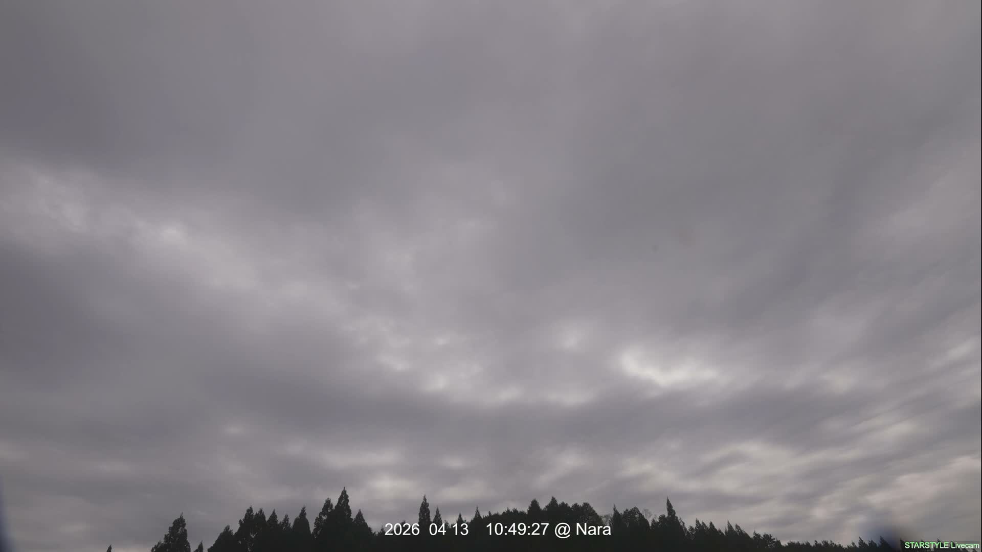 Uda Sky, Star, Meteor Observation toward Southeast ( 宇田の空、星、流星観測（南東方向） ) Live Cam - Muroushimotaguchi, Uda Shi, Nara, Kansai, Honshu, Japan
