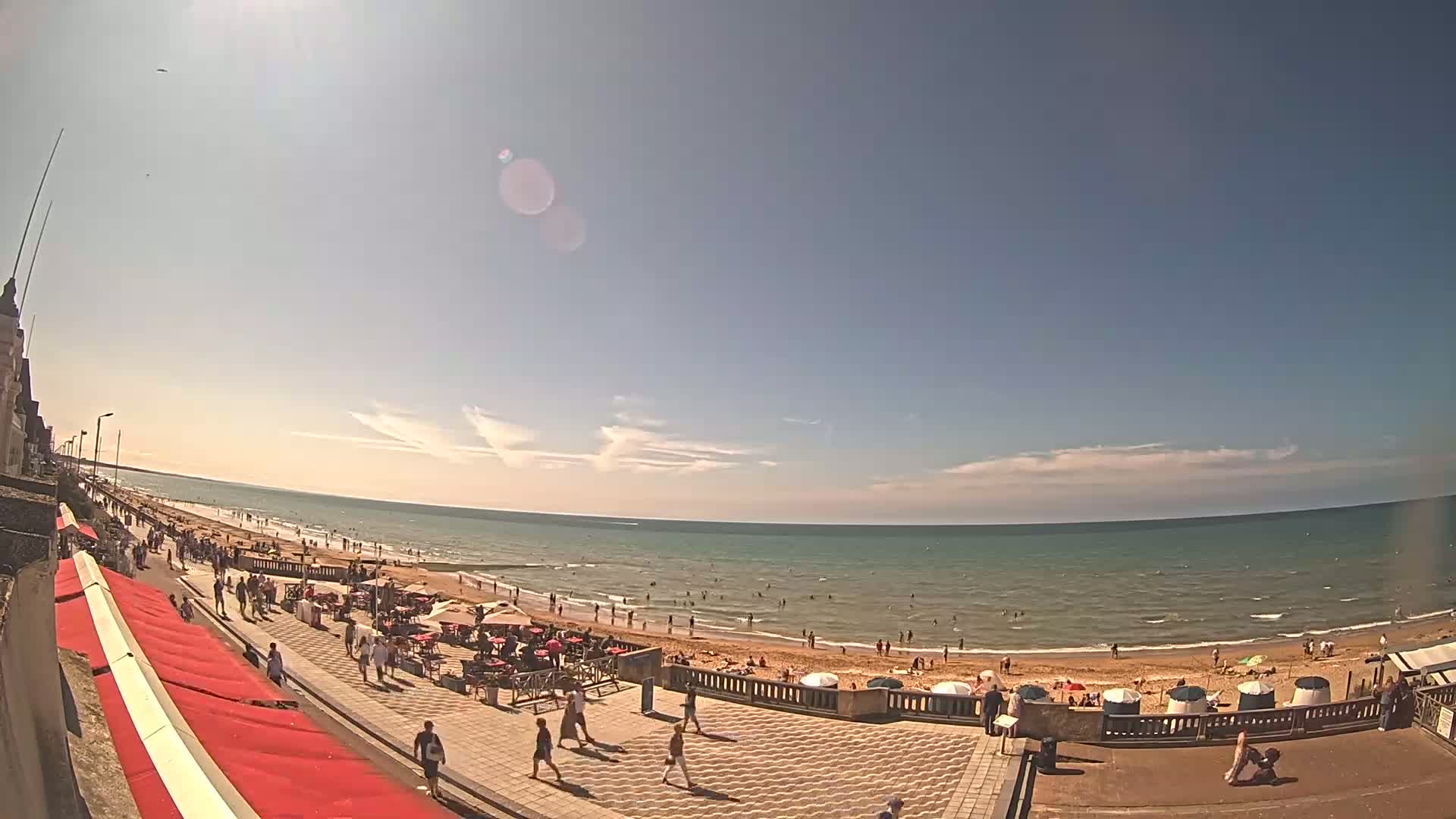 Cabourg Beach Live Cam - Lisieux, Calvados, Normandie, France