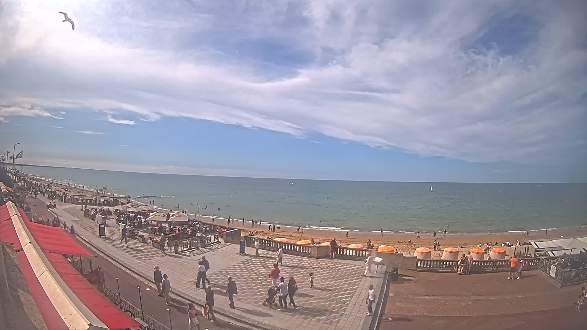 Cabourg Beach Live Cam - Lisieux, Calvados, Normandie, France