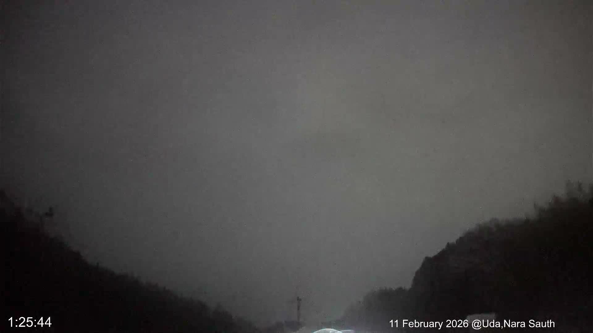 Uda Sky, Star, Meteor Observation toward South ( 宇田の空、星、南の流星観測 ) Live Cam - Muroushimotaguchi, Uda Shi, Nara, Kansai, Honshu, Japan