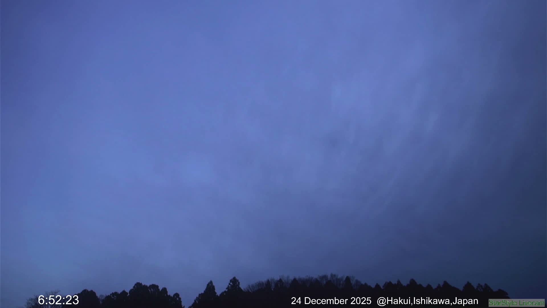 Hakui Sky, Star, Meteor Observation ( 羽咋の空、星、流星観測 ) Live Cam - Mikoharamachi, Hakui, Ishikawa, Chūbu, Honshu, japan