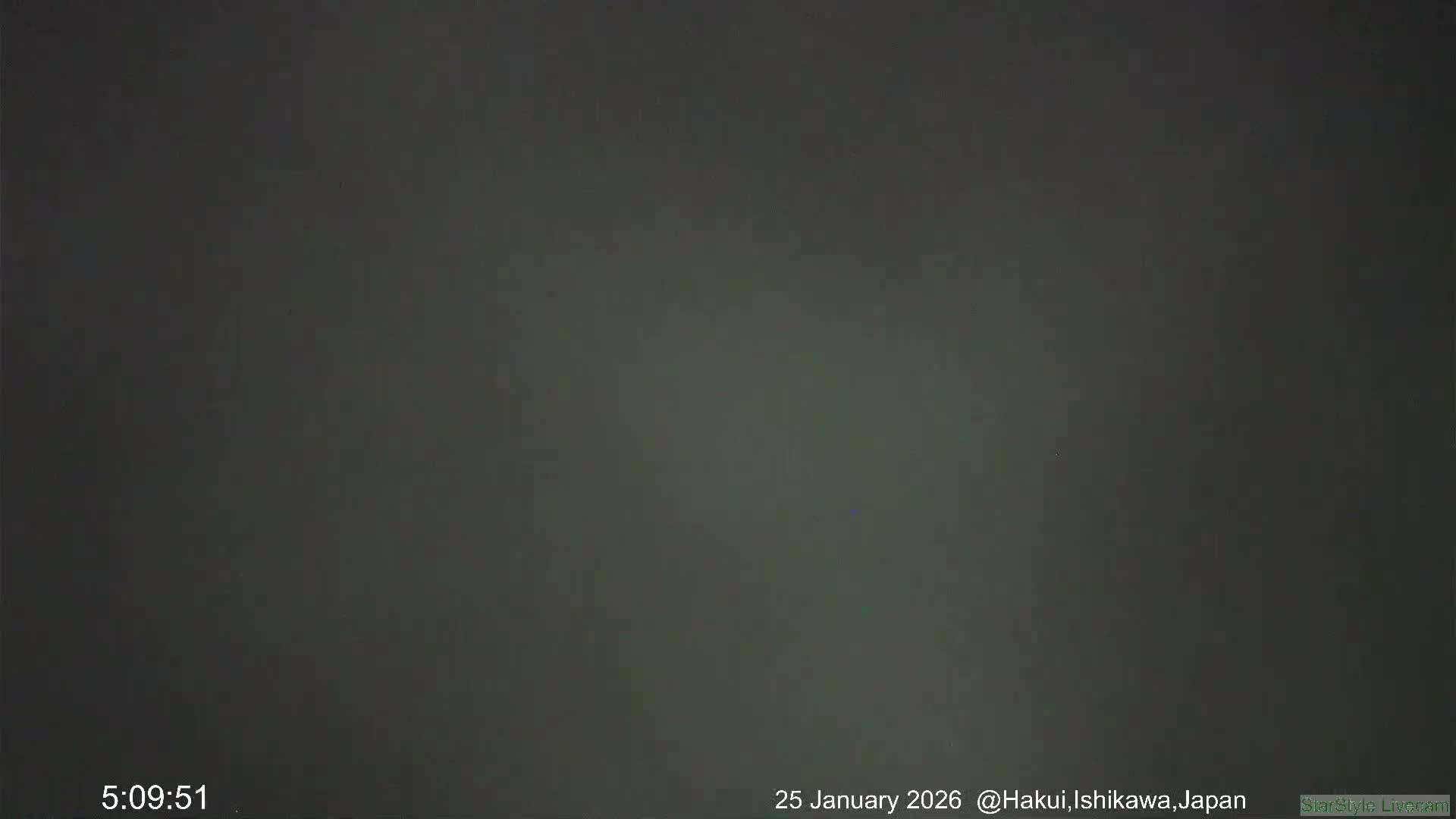 Hakui Sky, Star, Meteor Observation ( 羽咋の空、星、流星観測 ) Live Cam - Mikoharamachi, Hakui, Ishikawa, Chūbu, Honshu, japan