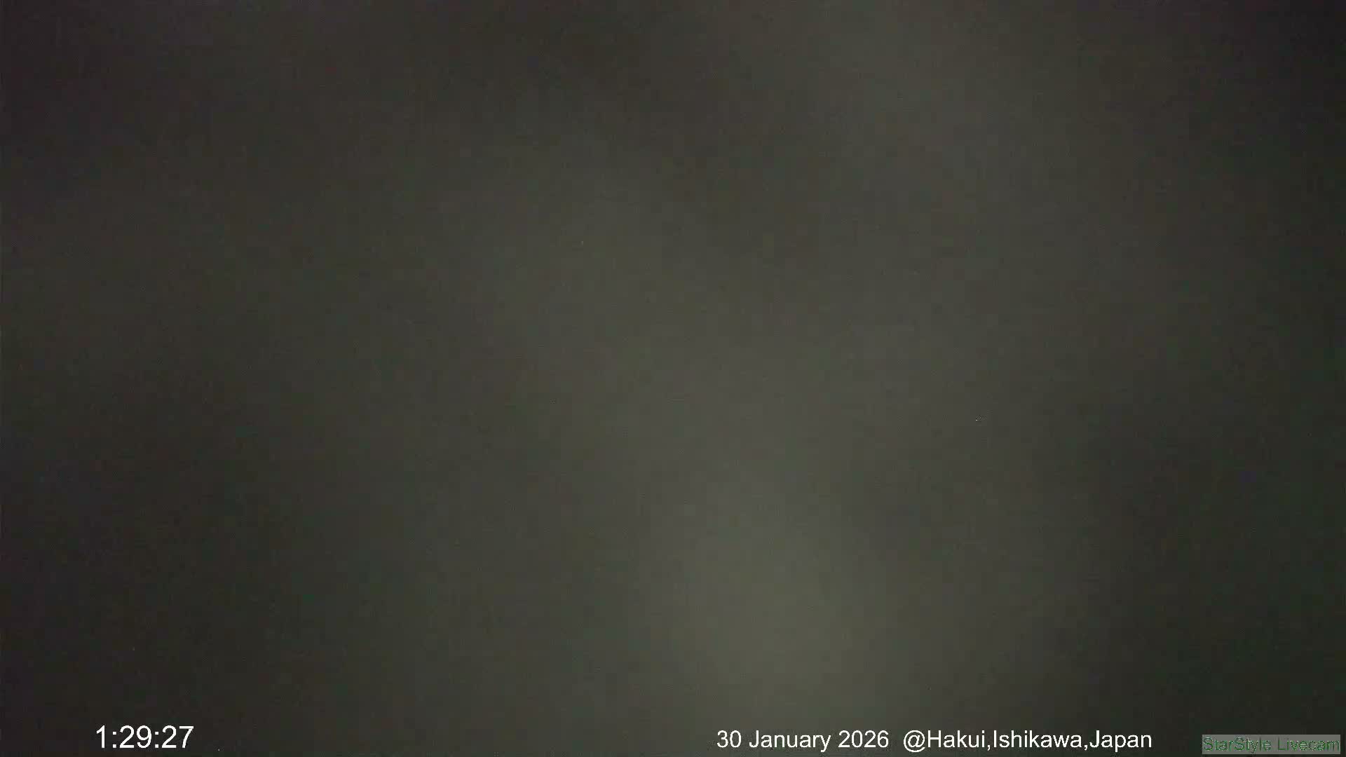 Hakui Sky, Star, Meteor Observation ( 羽咋の空、星、流星観測 ) Live Cam - Mikoharamachi, Hakui, Ishikawa, Chūbu, Honshu, japan