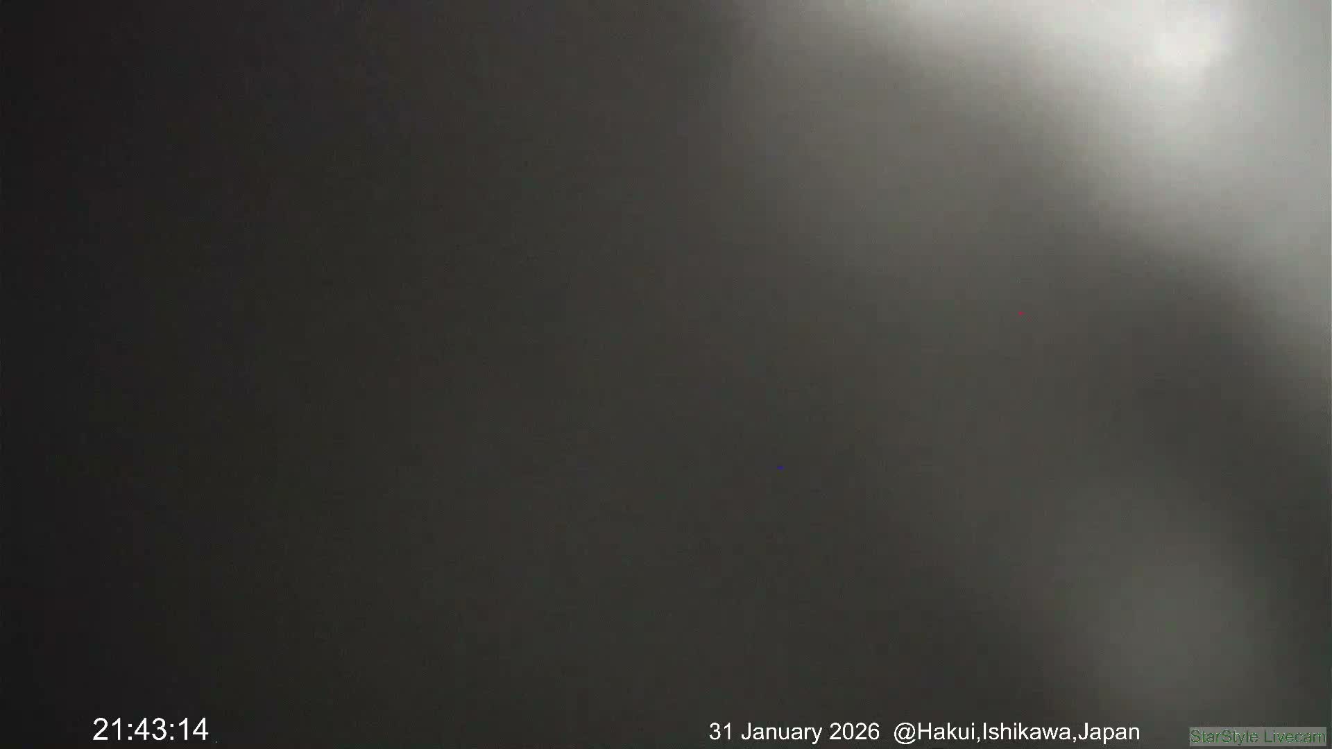 Hakui Sky, Star, Meteor Observation ( 羽咋の空、星、流星観測 ) Live Cam - Mikoharamachi, Hakui, Ishikawa, Chūbu, Honshu, japan