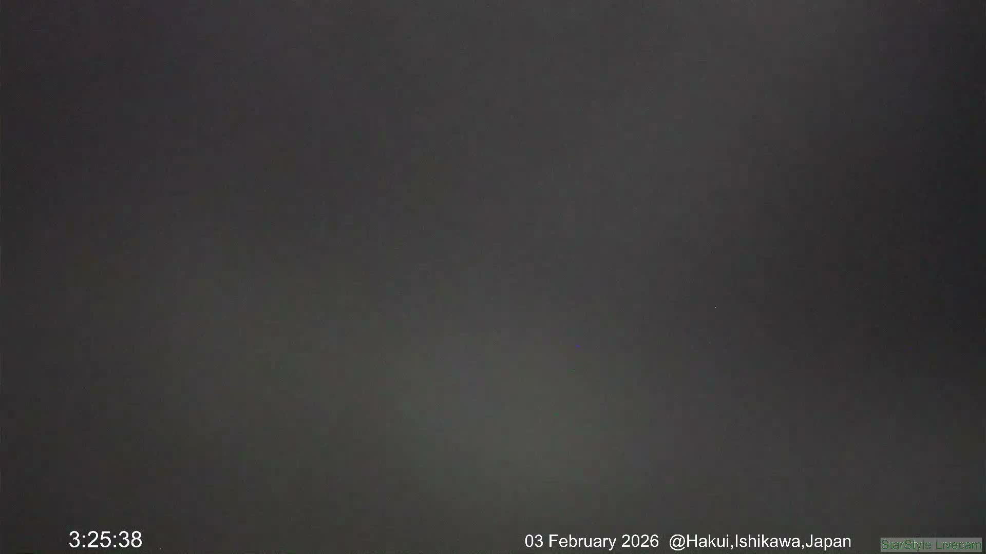 Hakui Sky, Star, Meteor Observation ( 羽咋の空、星、流星観測 ) Live Cam - Mikoharamachi, Hakui, Ishikawa, Chūbu, Honshu, japan