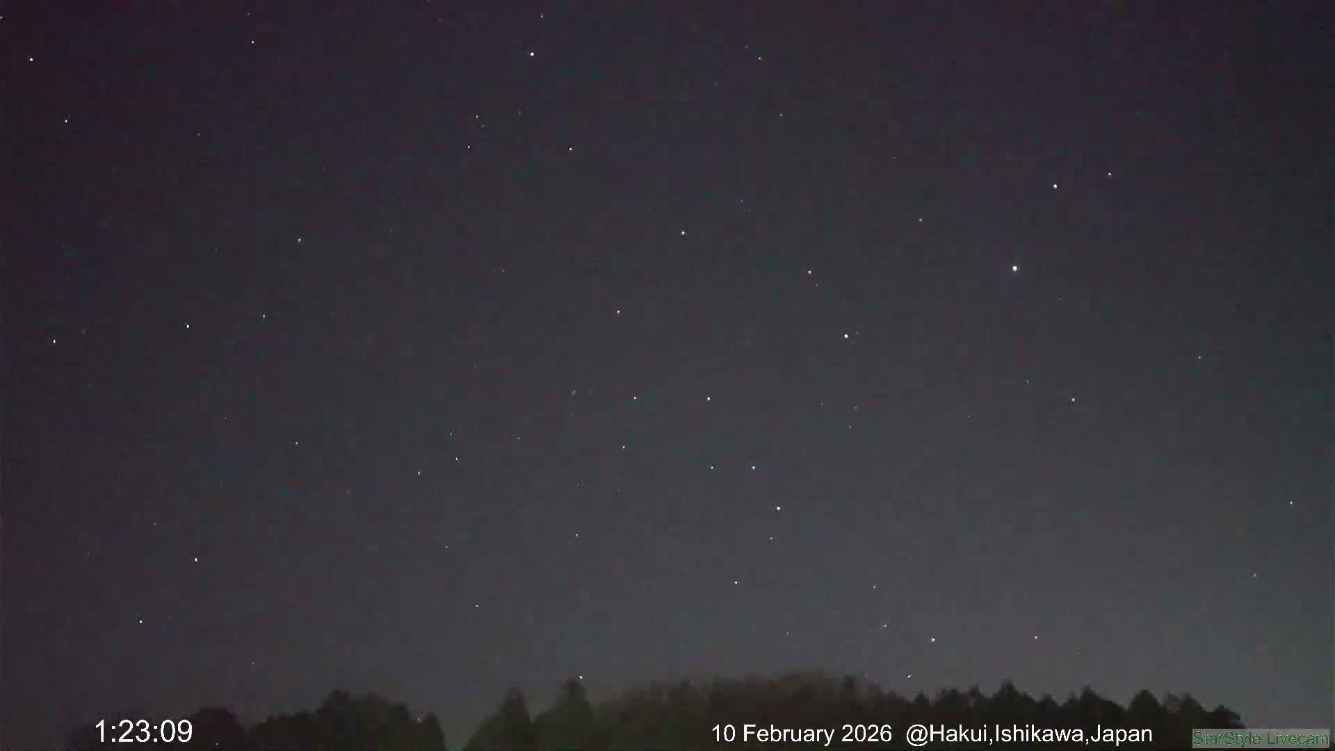 Hakui Sky, Star, Meteor Observation ( 羽咋の空、星、流星観測 ) Live Cam - Mikoharamachi, Hakui, Ishikawa, Chūbu, Honshu, japan