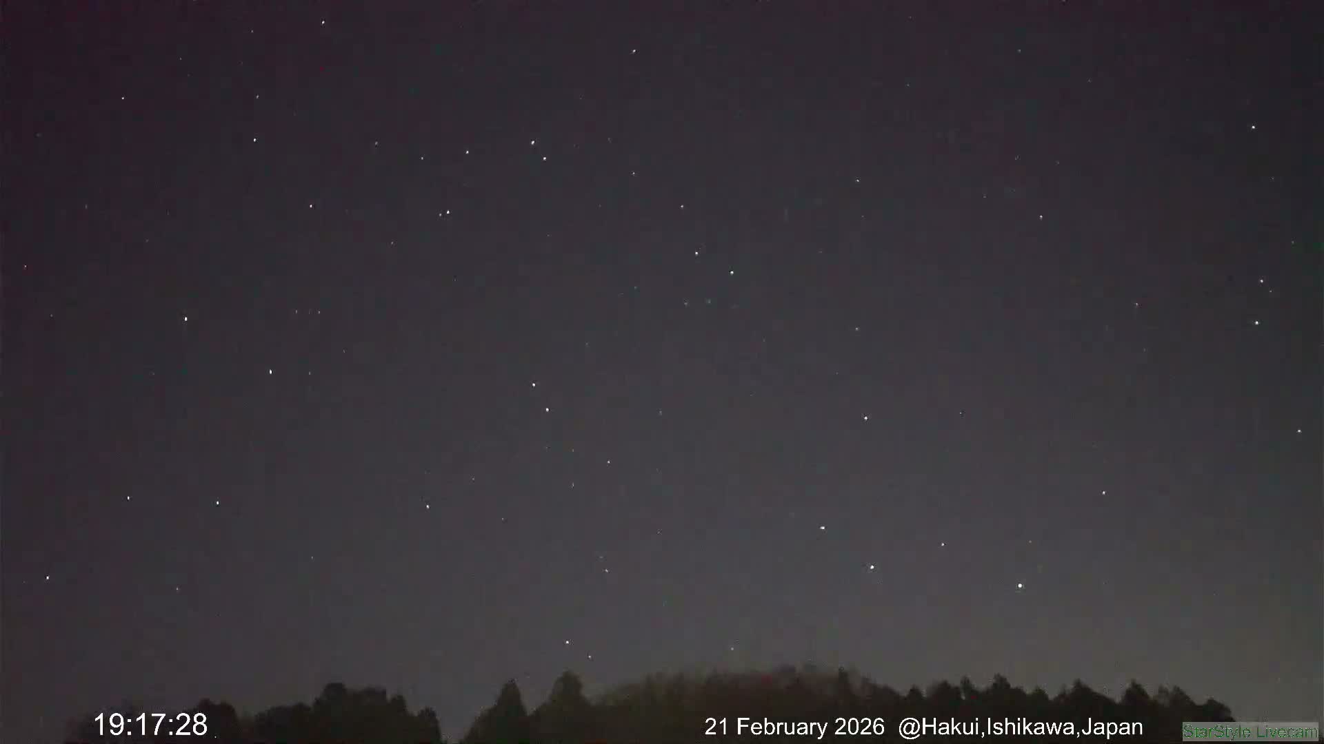 Hakui Sky, Star, Meteor Observation ( 羽咋の空、星、流星観測 ) Live Cam - Mikoharamachi, Hakui, Ishikawa, Chūbu, Honshu, japan