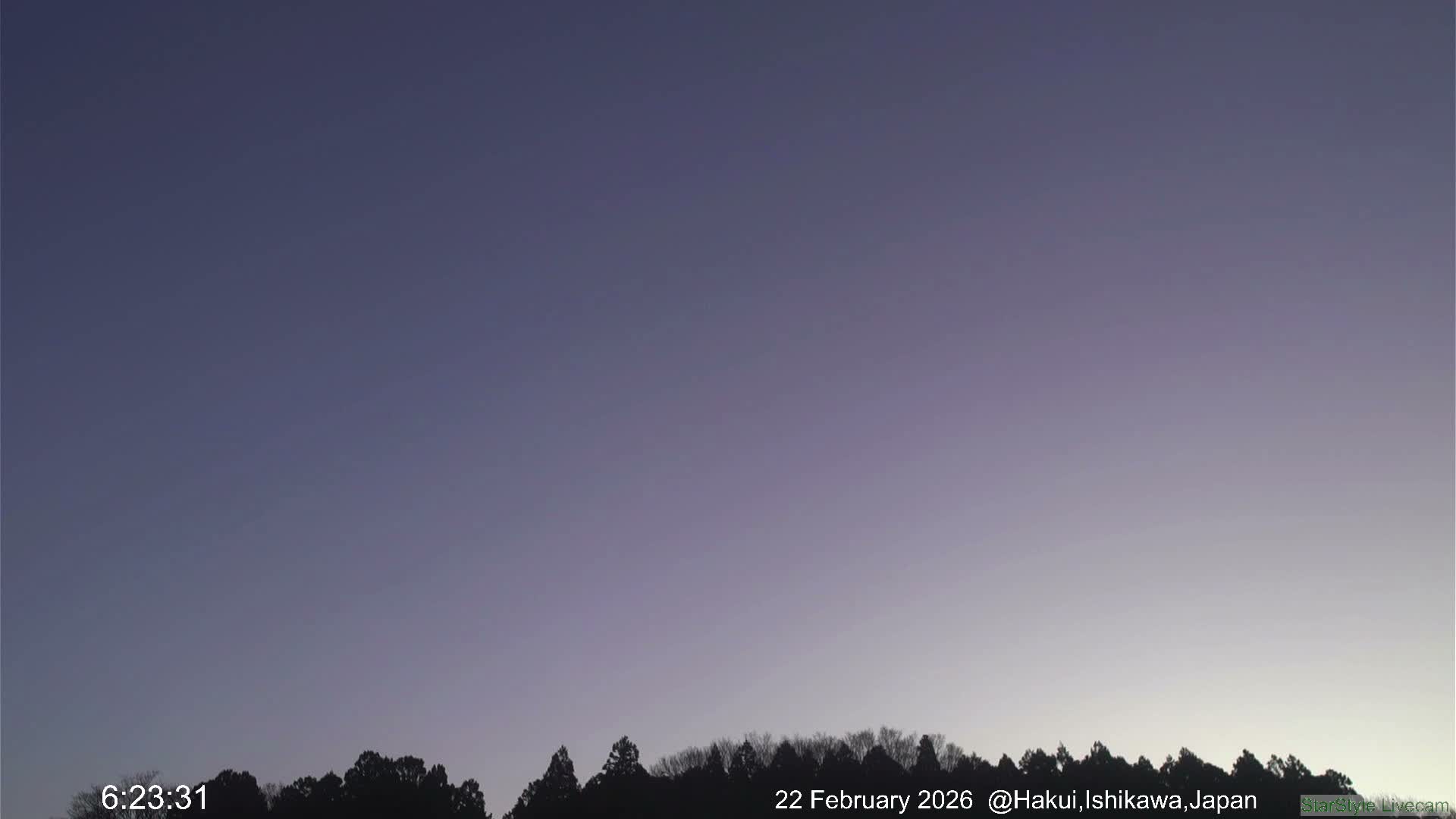 Hakui Sky, Star, Meteor Observation ( 羽咋の空、星、流星観測 ) Live Cam - Mikoharamachi, Hakui, Ishikawa, Chūbu, Honshu, japan