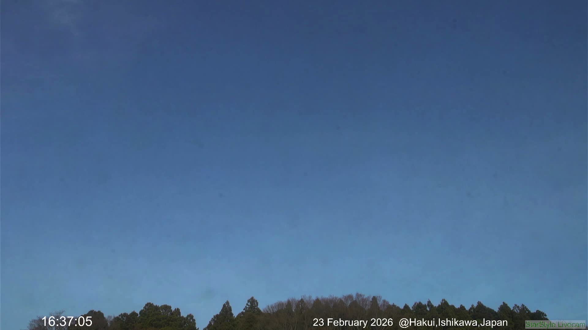Hakui Sky, Star, Meteor Observation ( 羽咋の空、星、流星観測 ) Live Cam - Mikoharamachi, Hakui, Ishikawa, Chūbu, Honshu, japan