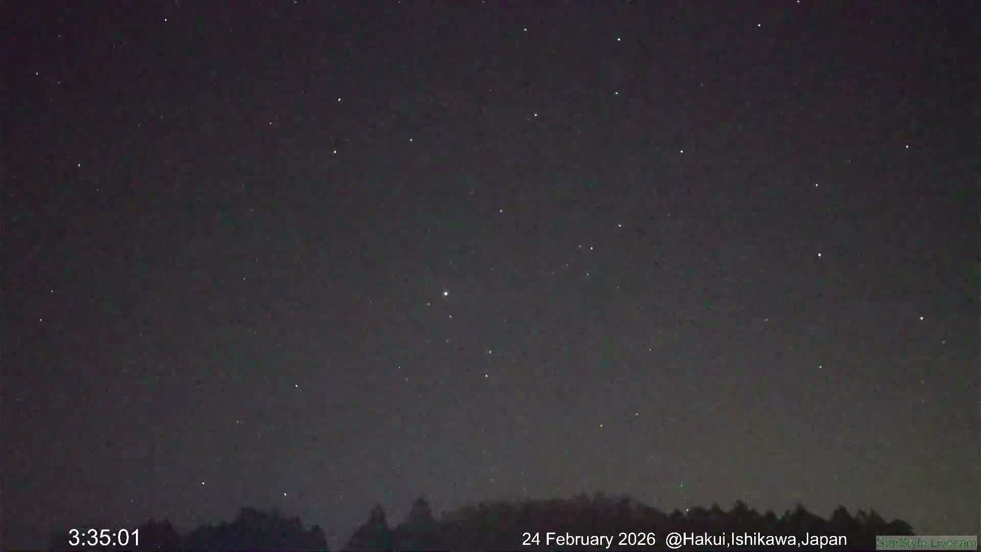 Hakui Sky, Star, Meteor Observation ( 羽咋の空、星、流星観測 ) Live Cam - Mikoharamachi, Hakui, Ishikawa, Chūbu, Honshu, japan