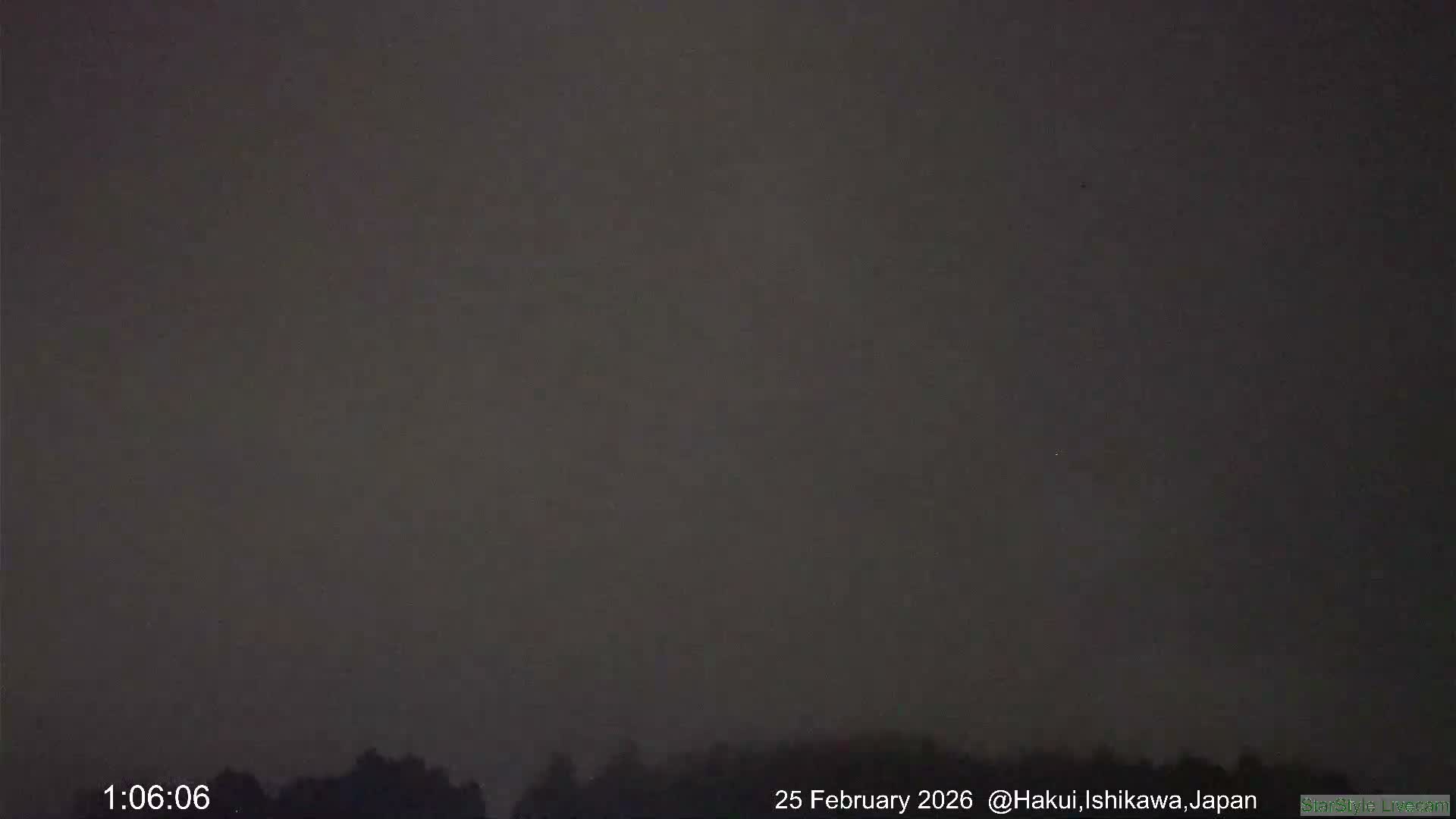 Hakui Sky, Star, Meteor Observation ( 羽咋の空、星、流星観測 ) Live Cam - Mikoharamachi, Hakui, Ishikawa, Chūbu, Honshu, japan