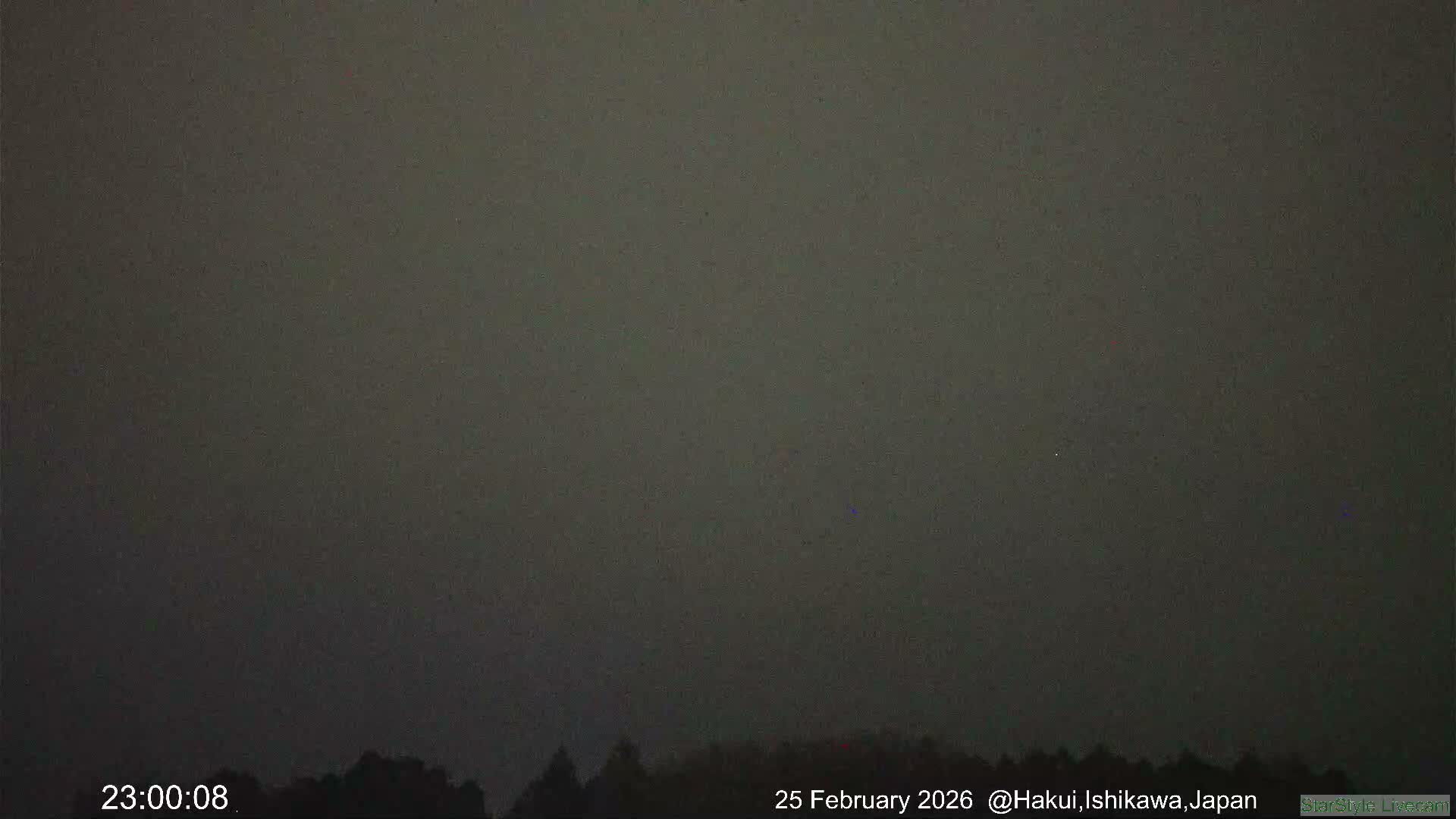 Hakui Sky, Star, Meteor Observation ( 羽咋の空、星、流星観測 ) Live Cam - Mikoharamachi, Hakui, Ishikawa, Chūbu, Honshu, japan