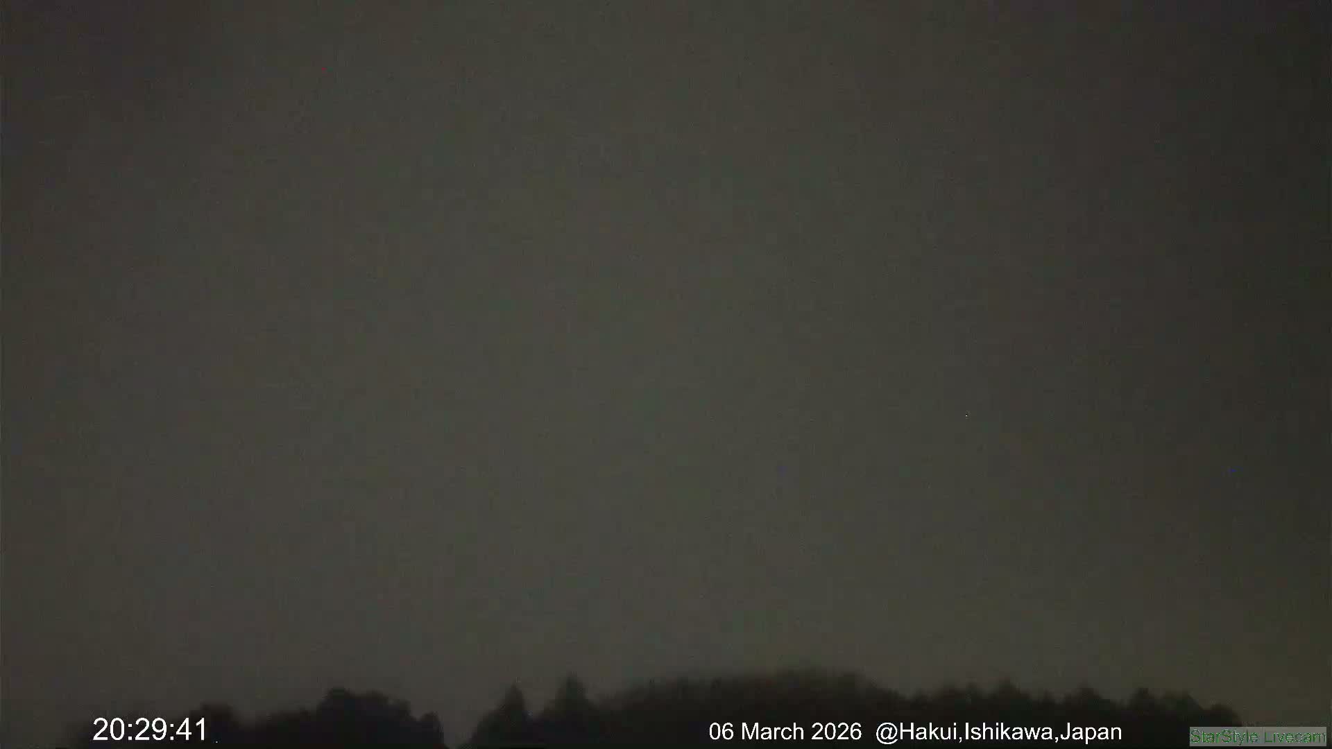 Hakui Sky, Star, Meteor Observation ( 羽咋の空、星、流星観測 ) Live Cam - Mikoharamachi, Hakui, Ishikawa, Chūbu, Honshu, japan