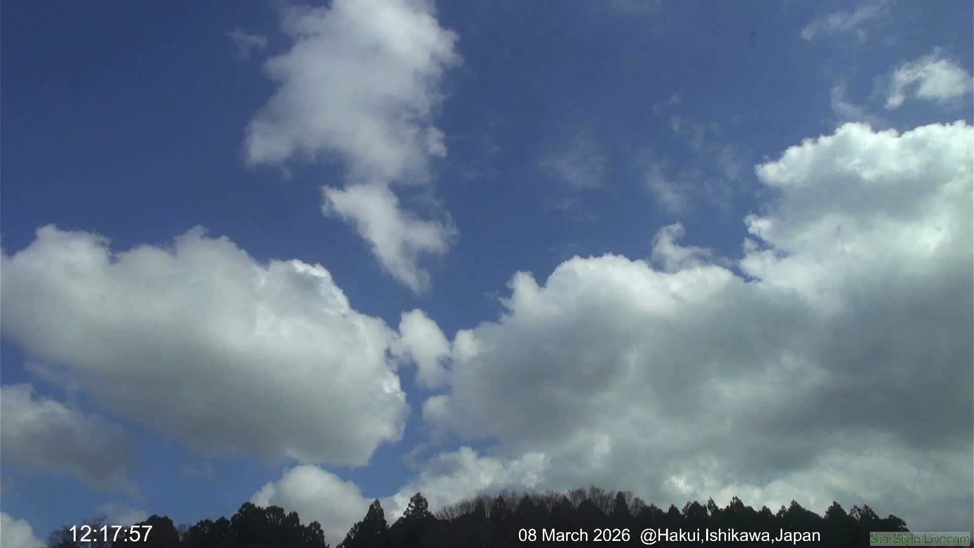 Hakui Sky, Star, Meteor Observation ( 羽咋の空、星、流星観測 ) Live Cam - Mikoharamachi, Hakui, Ishikawa, Chūbu, Honshu, japan