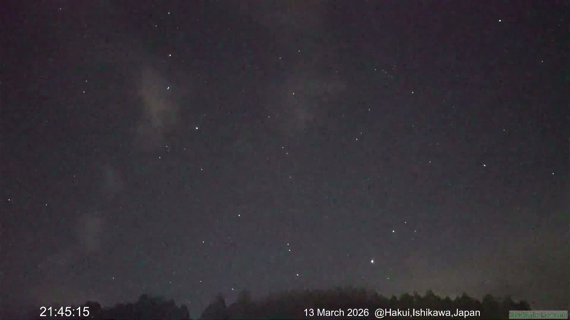 Hakui Sky, Star, Meteor Observation ( 羽咋の空、星、流星観測 ) Live Cam - Mikoharamachi, Hakui, Ishikawa, Chūbu, Honshu, japan
