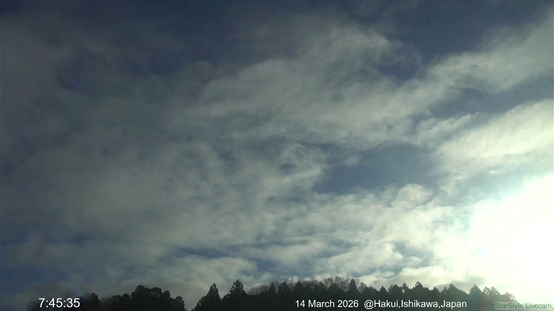 Hakui Sky, Star, Meteor Observation ( 羽咋の空、星、流星観測 ) Live Cam - Mikoharamachi, Hakui, Ishikawa, Chūbu, Honshu, japan