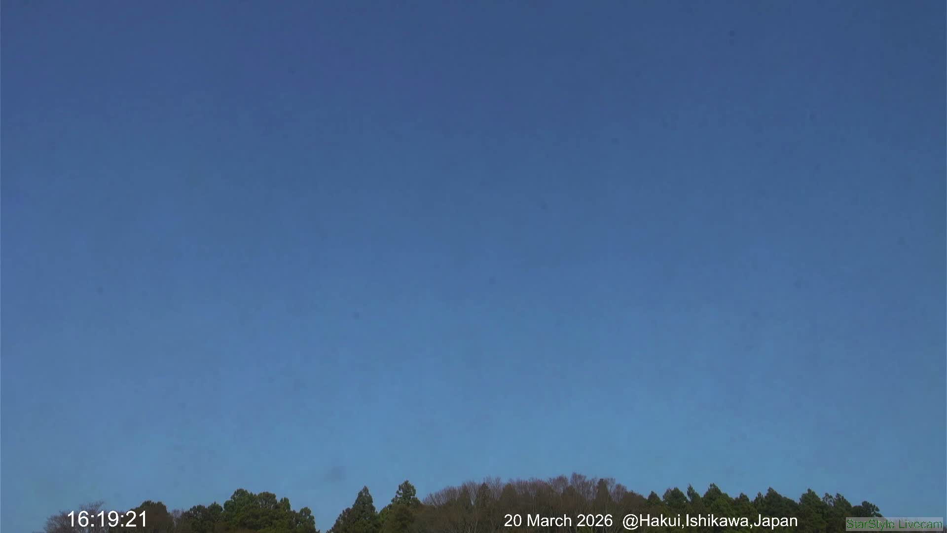Hakui Sky, Star, Meteor Observation ( 羽咋の空、星、流星観測 ) Live Cam - Mikoharamachi, Hakui, Ishikawa, Chūbu, Honshu, japan