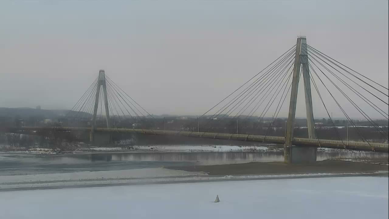 Otofuke , Tokachi Cho Hakucho Bridge & Tokachi River ( 音更町・十勝町 白鳥橋・十勝川 ) Live Cam - 12 Chome, Tokachigawaonsenminami, Otofuke, Kato, Tokachi, Hokkaido, Japan