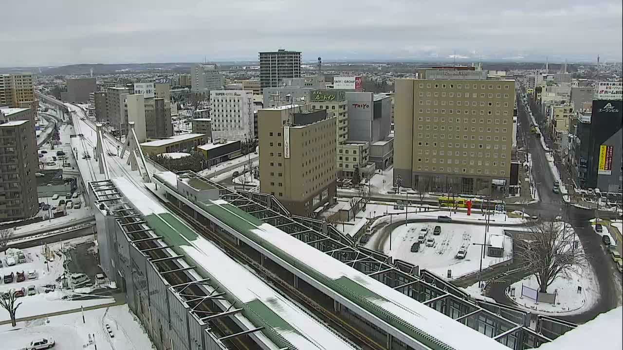 Hokkaido, Obihiro City Skyline ( 北海道帯広市のスカイライン ) Live Cam - 13 Chome, Nishi 2 Jominami,  Kato, Tokachi, Hokkaido, Japan
