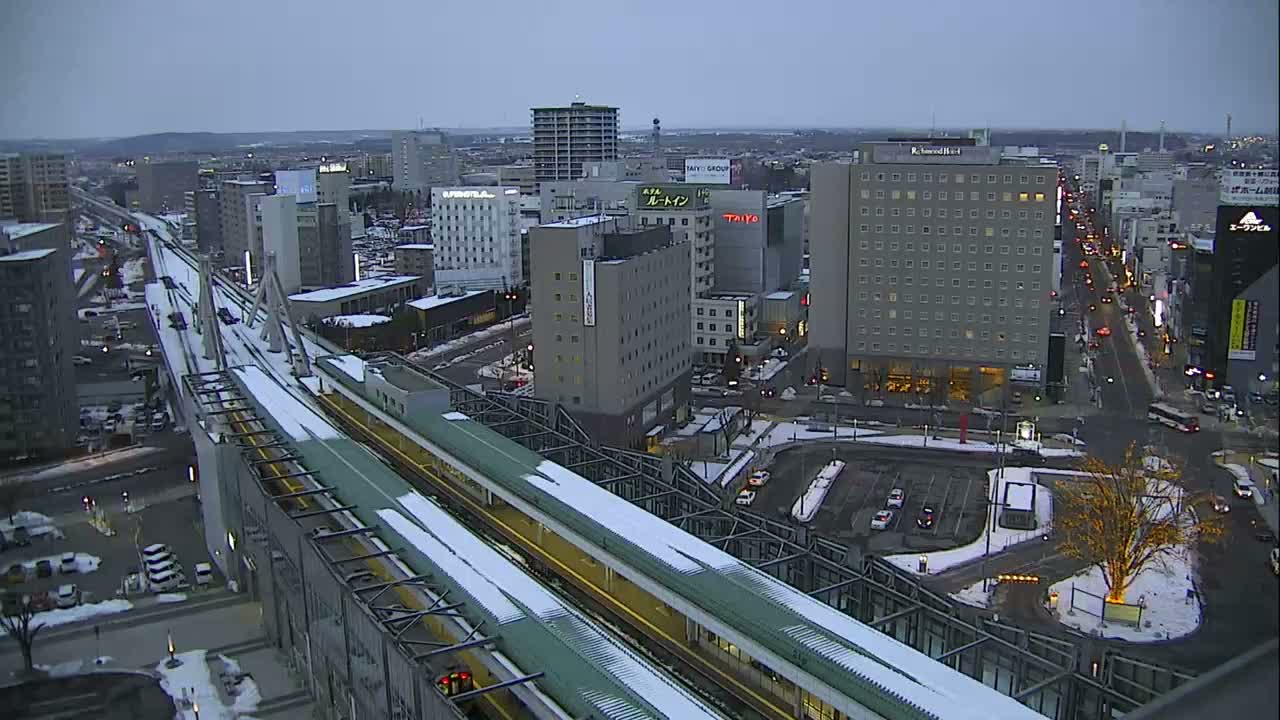 Hokkaido, Obihiro City Skyline ( 北海道帯広市のスカイライン ) Live Cam - 13 Chome, Nishi 2 Jominami,  Kato, Tokachi, Hokkaido, Japan