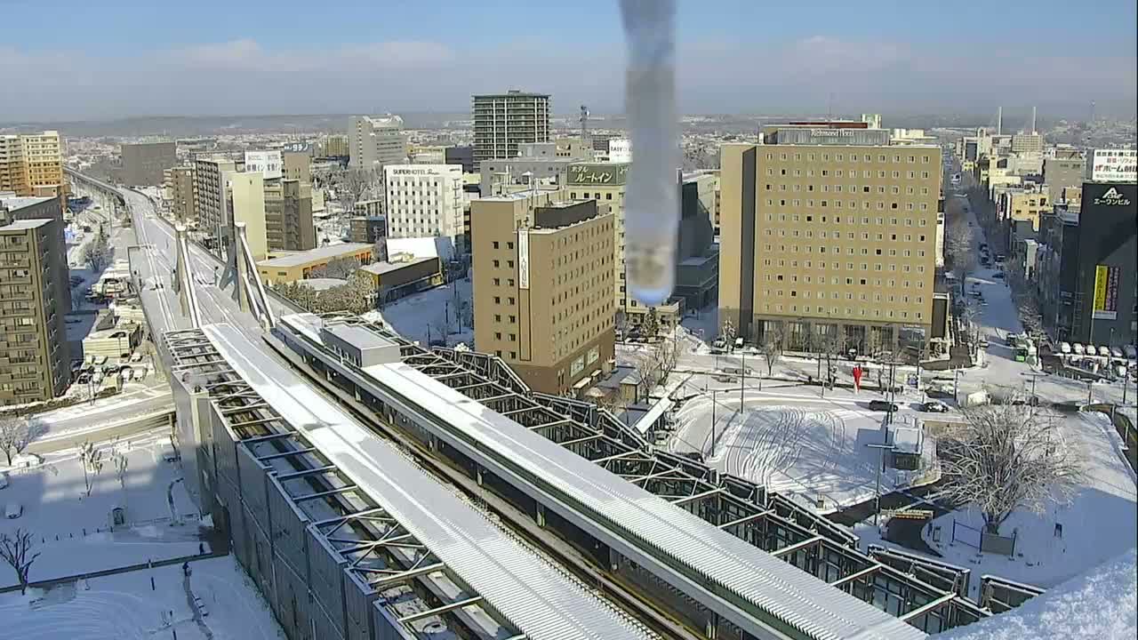 Hokkaido, Obihiro City Skyline ( 北海道帯広市のスカイライン ) Live Cam - 13 Chome, Nishi 2 Jominami,  Kato, Tokachi, Hokkaido, Japan