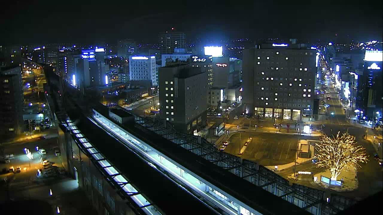 Hokkaido, Obihiro City Skyline ( 北海道帯広市のスカイライン ) Live Cam - 13 Chome, Nishi 2 Jominami,  Kato, Tokachi, Hokkaido, Japan