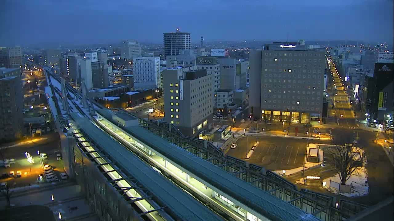 Hokkaido, Obihiro City Skyline ( 北海道帯広市のスカイライン ) Live Cam - 13 Chome, Nishi 2 Jominami,  Kato, Tokachi, Hokkaido, Japan