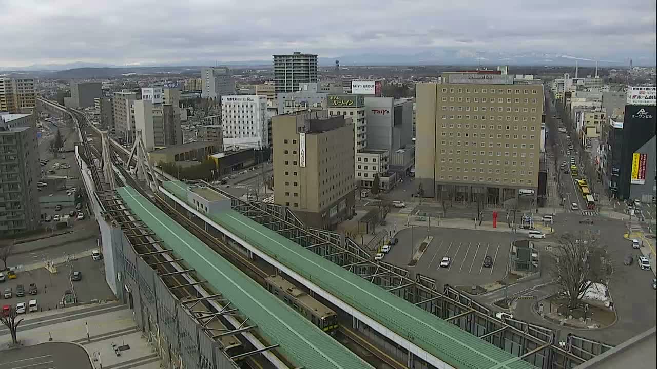 Hokkaido, Obihiro City Skyline ( 北海道帯広市のスカイライン ) Live Cam - 13 Chome, Nishi 2 Jominami,  Kato, Tokachi, Hokkaido, Japan