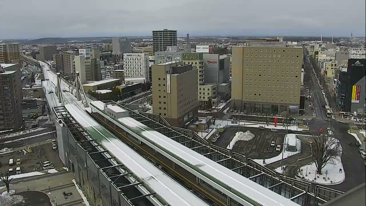Hokkaido, Obihiro City Skyline ( 北海道帯広市のスカイライン ) Live Cam - 13 Chome, Nishi 2 Jominami,  Kato, Tokachi, Hokkaido, Japan