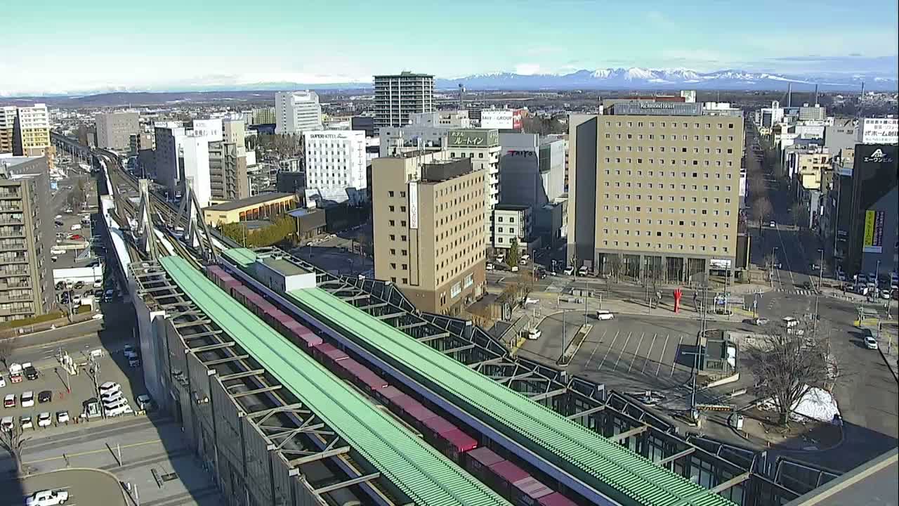 Hokkaido, Obihiro City Skyline ( 北海道帯広市のスカイライン ) Live Cam - 13 Chome, Nishi 2 Jominami,  Kato, Tokachi, Hokkaido, Japan