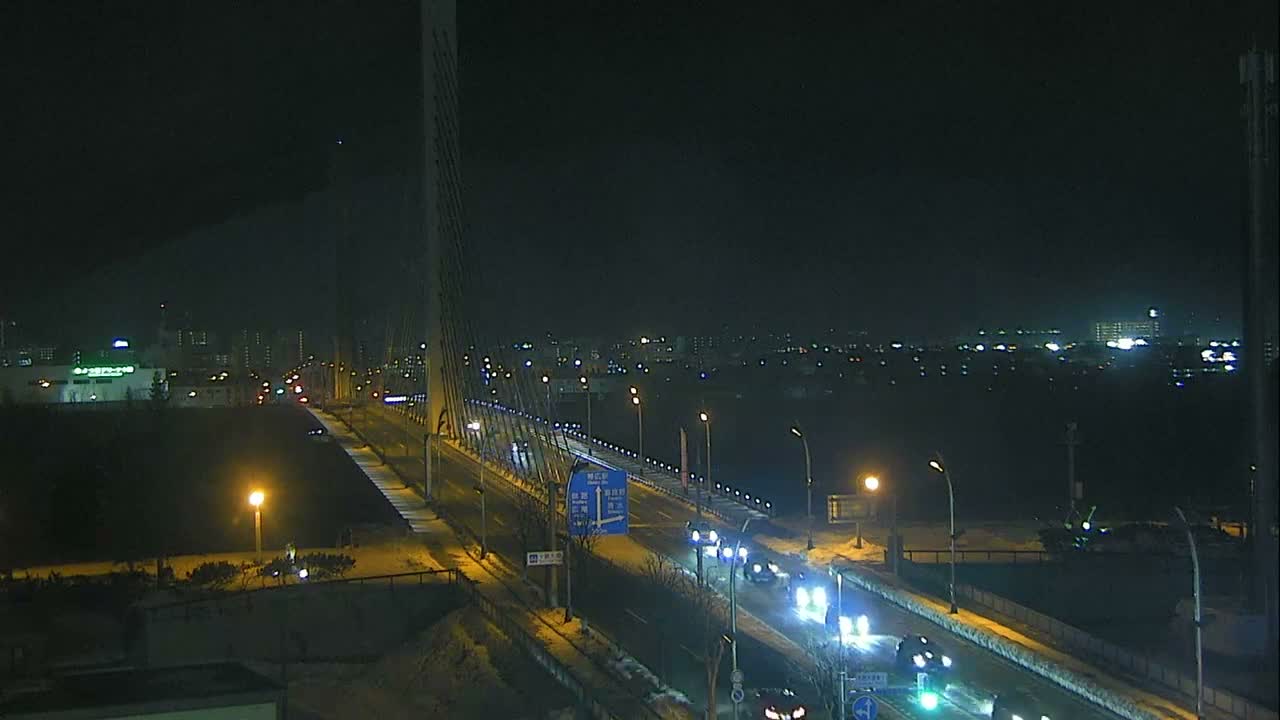 Obihiro, Tokachi Bridge & River ( 帯広・十勝橋・川 ) Live Cam - 2 Chome, Kinoodorihigashi, Otofuke, Kato, Tokachi, Hokkaido, Japan