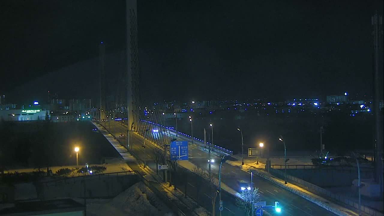 Obihiro, Tokachi Bridge & River ( 帯広・十勝橋・川 ) Live Cam - 2 Chome, Kinoodorihigashi, Otofuke, Kato, Tokachi, Hokkaido, Japan