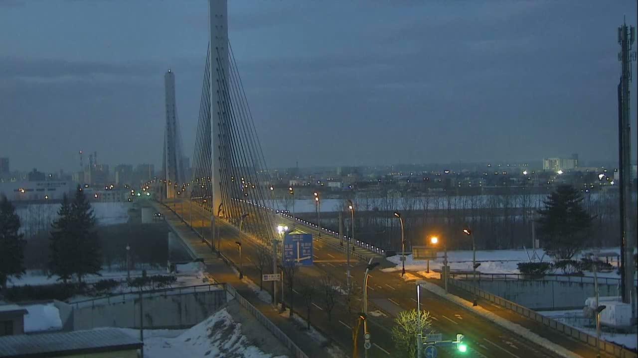 Obihiro, Tokachi Bridge & River ( 帯広・十勝橋・川 ) Live Cam - 2 Chome, Kinoodorihigashi, Otofuke, Kato, Tokachi, Hokkaido, Japan