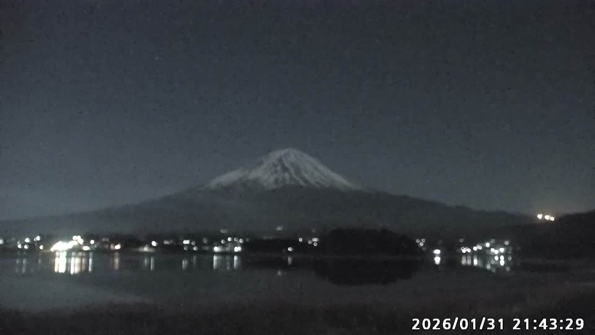 Fujikawaguchiko, Mount Fuji & Lake Kawaguchiko View from Oishi Park ( 大石公園からの富士河口湖、河口湖、富士山の眺め ) Live Cam  - Oishi, Fujikawaguchiko, Minamitsuru, Yamanashi, Tokai, Chubu, Japan