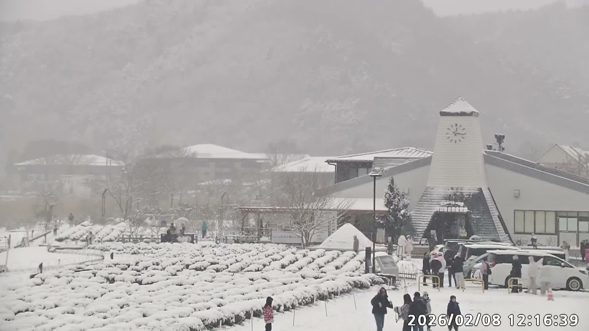 Fujikawaguchiko, Mount Fuji & Lake Kawaguchiko View from Oishi Park ( 大石公園からの富士河口湖、河口湖、富士山の眺め ) Live Cam  - Oishi, Fujikawaguchiko, Minamitsuru, Yamanashi, Tokai, Chubu, Japan
