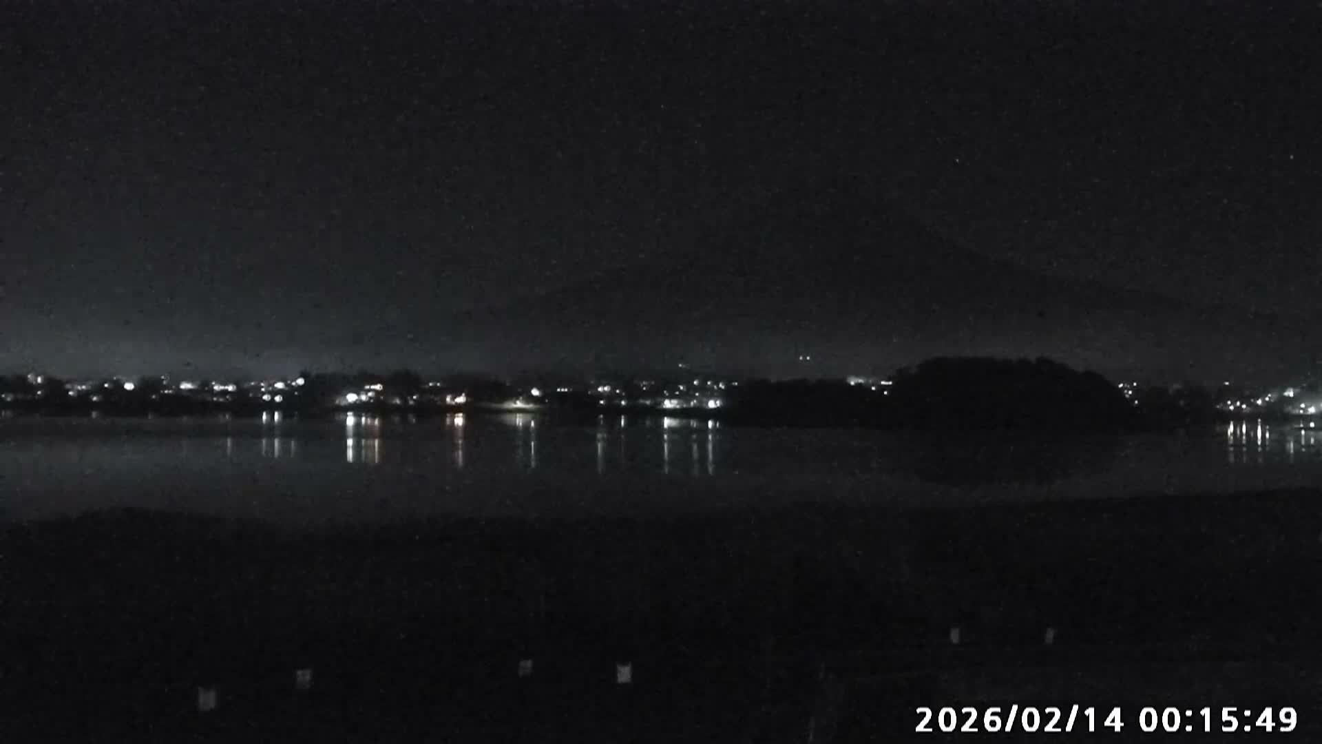 Fujikawaguchiko, Mount Fuji & Lake Kawaguchiko View from Oishi Park ( 大石公園からの富士河口湖、河口湖、富士山の眺め ) Live Cam  - Oishi, Fujikawaguchiko, Minamitsuru, Yamanashi, Tokai, Chubu, Japan