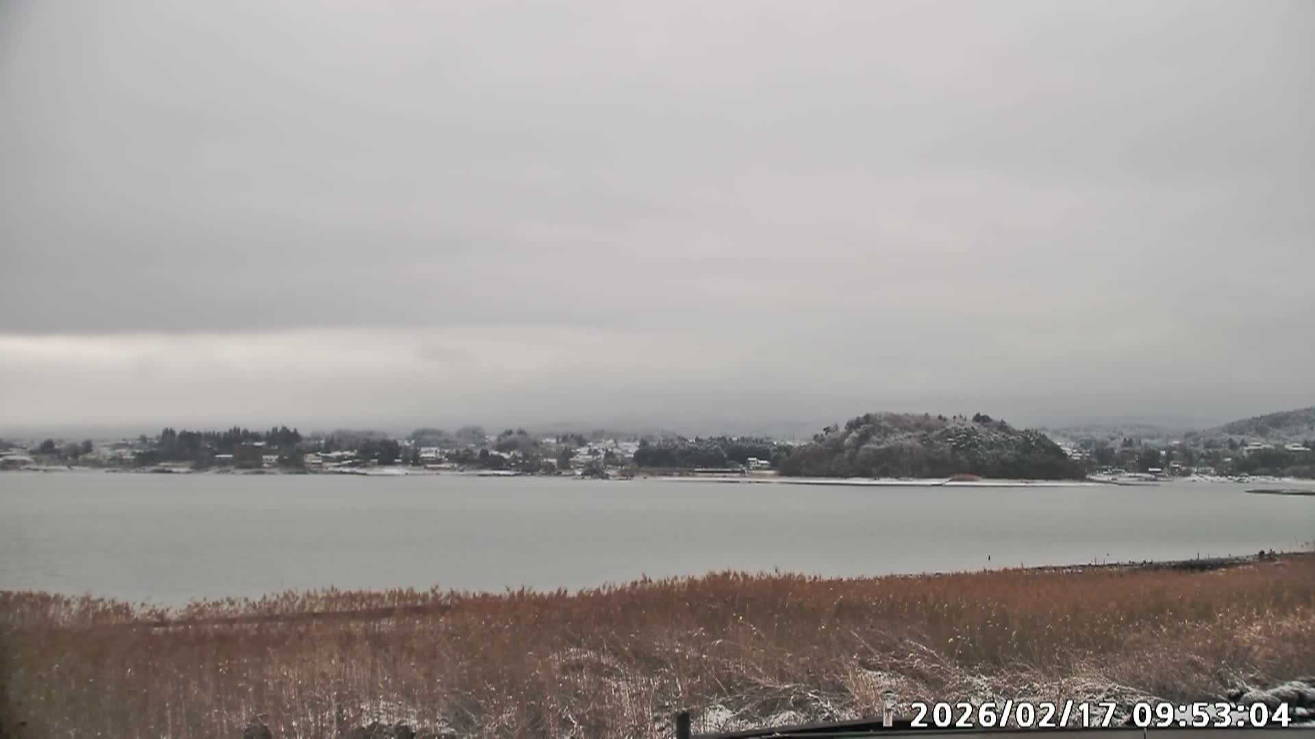Fujikawaguchiko, Mount Fuji & Lake Kawaguchiko View from Oishi Park ( 大石公園からの富士河口湖、河口湖、富士山の眺め ) Live Cam  - Oishi, Fujikawaguchiko, Minamitsuru, Yamanashi, Tokai, Chubu, Japan